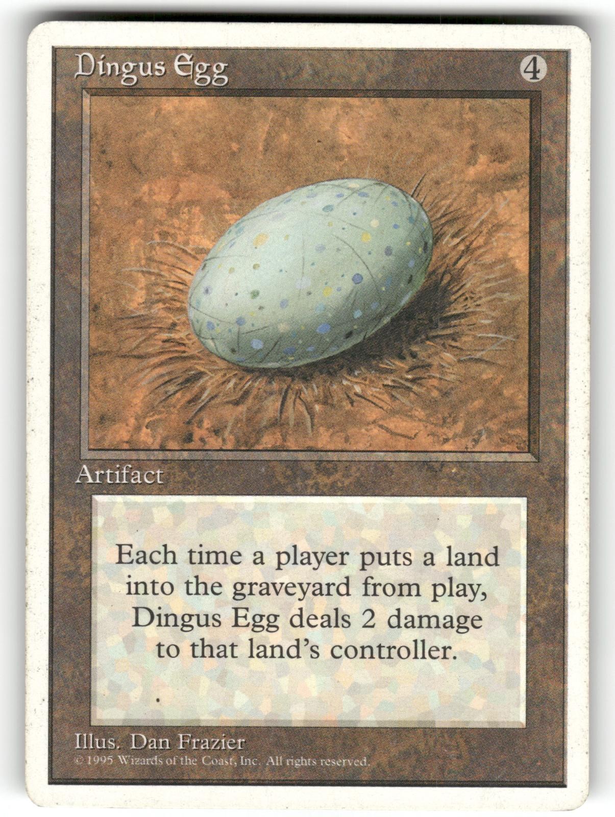 Dingus Egg MP Fourth Edition MTG Regular Rare