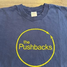 Vintage 1999 The Pushbacks Obscure Emo Indie Band T Shirt Size Large