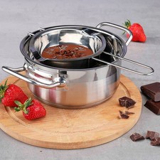 Wasserbad Schmelzschale Wasserbadtopf Schmelzschüssel Schmelztopf Edelstahl 14cm