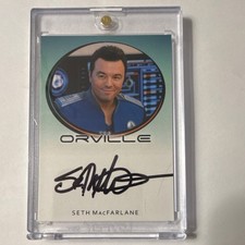 Seth MacFarlane Captain Ed Mercer The Orville autograph 