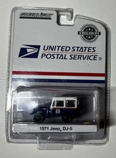 1/64 GREENLIGHT UNITED STATES POSTAL SERVICE USPS 1971 JEEP DJ-5 BLUE