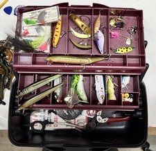 Flambeau Tackle Box plus Rebel, Arbogast, Heddon lures, soft plastics & more!