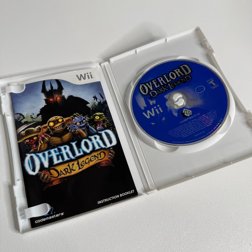 Overlord: Dark Legend (Wii) Game Complete w/ Manual Nintendo Tested CIB - Image 4 of 4