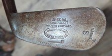 Antique Vintage Tom Stewart Herd Herd South Shore Hickory Wood Shaft Golf Club