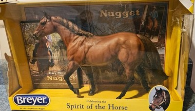 Breyer Horse #1485 GUY McLEAN'S NUGGET Mint with DVD Damaged box Mold #226