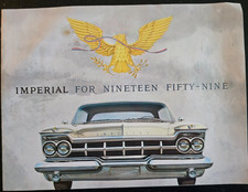 1959 New Car Brochure 1959 Chrysler Imperial Vg
