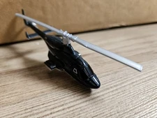 Used Bandai Hotwheels Chara-Wheels Diecast Airwolf helicopter