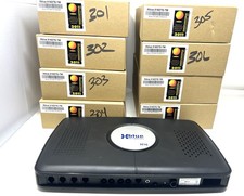 XBLUE X16VSS 1670-00 Phone System with 8 X16 DTE Desk Phones 6 Used And 2 NIB 