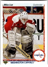 1990-91 Upper Deck #127 Mike Liut Washington Capitals NHL Hockey