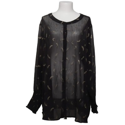 Zizzi, Bluse, Größe: 54, Schwarz/Gold, Polyester, Sonstiges, Damen #tSr