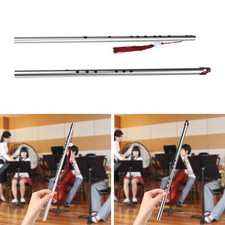 Stainless Steel Dizi Flute Compact Great Sound Traditional Consistent Sound