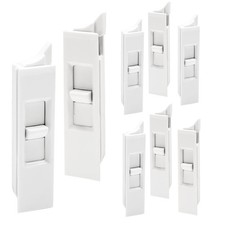 Biaungdo 4 Pairs Tilt Latch, Plastic Construction Window Tilt Latch Replaceme...
