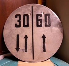 Segnale Targa Stradale Segnaletica Peso Massimo su Ponte x Veicoli Militari Tank