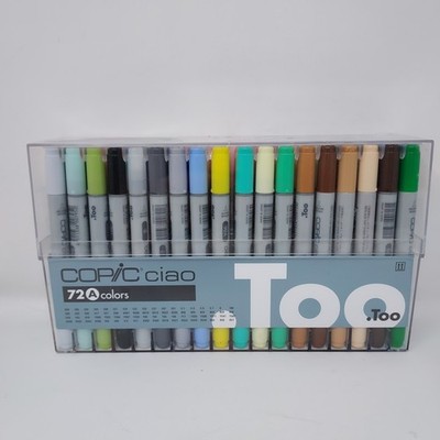 TOO Copic Ciao 72 A Colors Set Pens Markers Color Anime Drawing US Seller 
