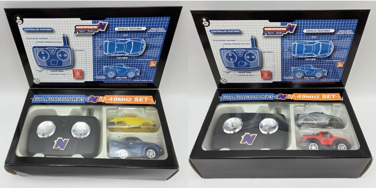 S - 1/64 Scale 49 Mhz Rc Race Cars See Description
