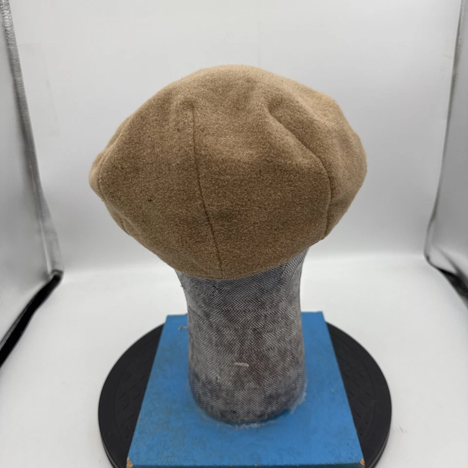 Sombrero de Newsboy Stetson 50/50 de Colección Color Tostado Cabby Gorra Talla Extra Grande Foto 3 de 4