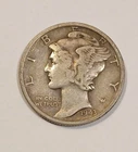 1943 S Mercury Dime - Very Fine - 90% Silver -  10c -  Winged Liberty - US Coin