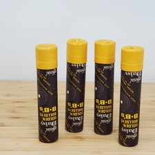 4 Vintage Daisy Golden Bullseye Bbs 5.45 Oz Tubes Yellow Cap 1960s 1970s Full