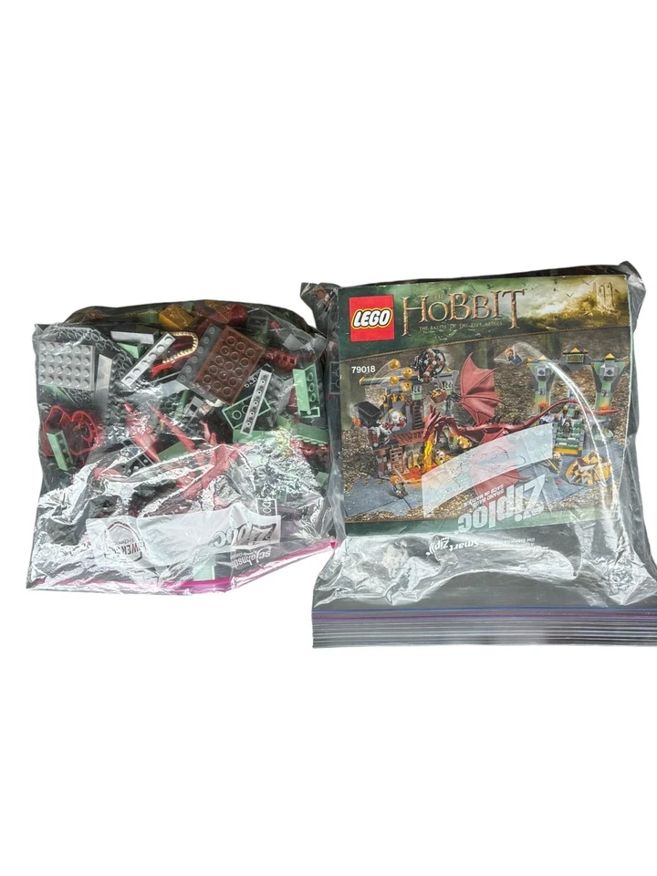 LEGO The Hobbit: The Lonely Mountain (79018) Smaug 100% Complete w/ Instructions - Image 4 of 4