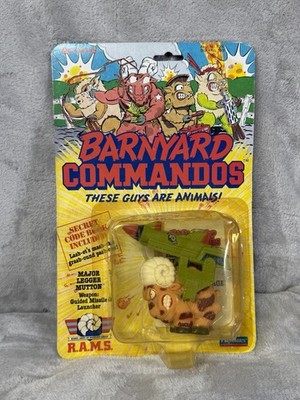 VINTAGE 1989 PLAYMATES BARNYARD COMMANDOS MAJOR LEGGER MUTTON