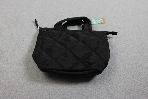 BAGSMART Crossbody Bag Women Small Black Quilted Nylon Zip Purse Travel Packable - Picture 2 of 8