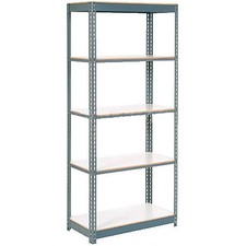 Global Industrial Extra Heavy Duty Shelving 36Wx18Dx96H 6 Shelves 1500 lbs. Cap.