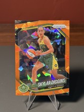 2025 Panini Prizm WNBA - Skylar Diggins-Smith #123 Orange Ice Prizm