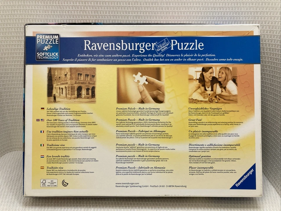 JIG SAW PUZZLE RAVENSBURGER 2019 MAJESTIC LION 1000 PIECES 27X20 - Image 3 of 4