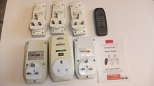 Status RCS-K09 Remote control Sockets x3 , 3 x Remote units , controller +