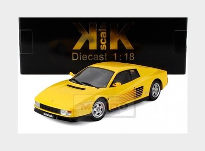 1:18 KK SCALE Ferrari Testarossa 1986 Yellow KKDC180517 MMC
