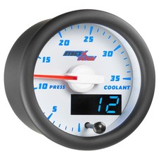 Maxtow 35 Psi Water Coolant Pressure Gauge W Sensor White Dialblue Led 52mm Maxtow 35 Psi Water Coolant Pressure Gauge W Sensor White Dialblue Led 52mm