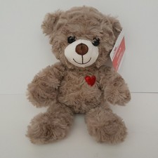 7" Sitting Plush Brown Teddy Bear Stuffed Animal