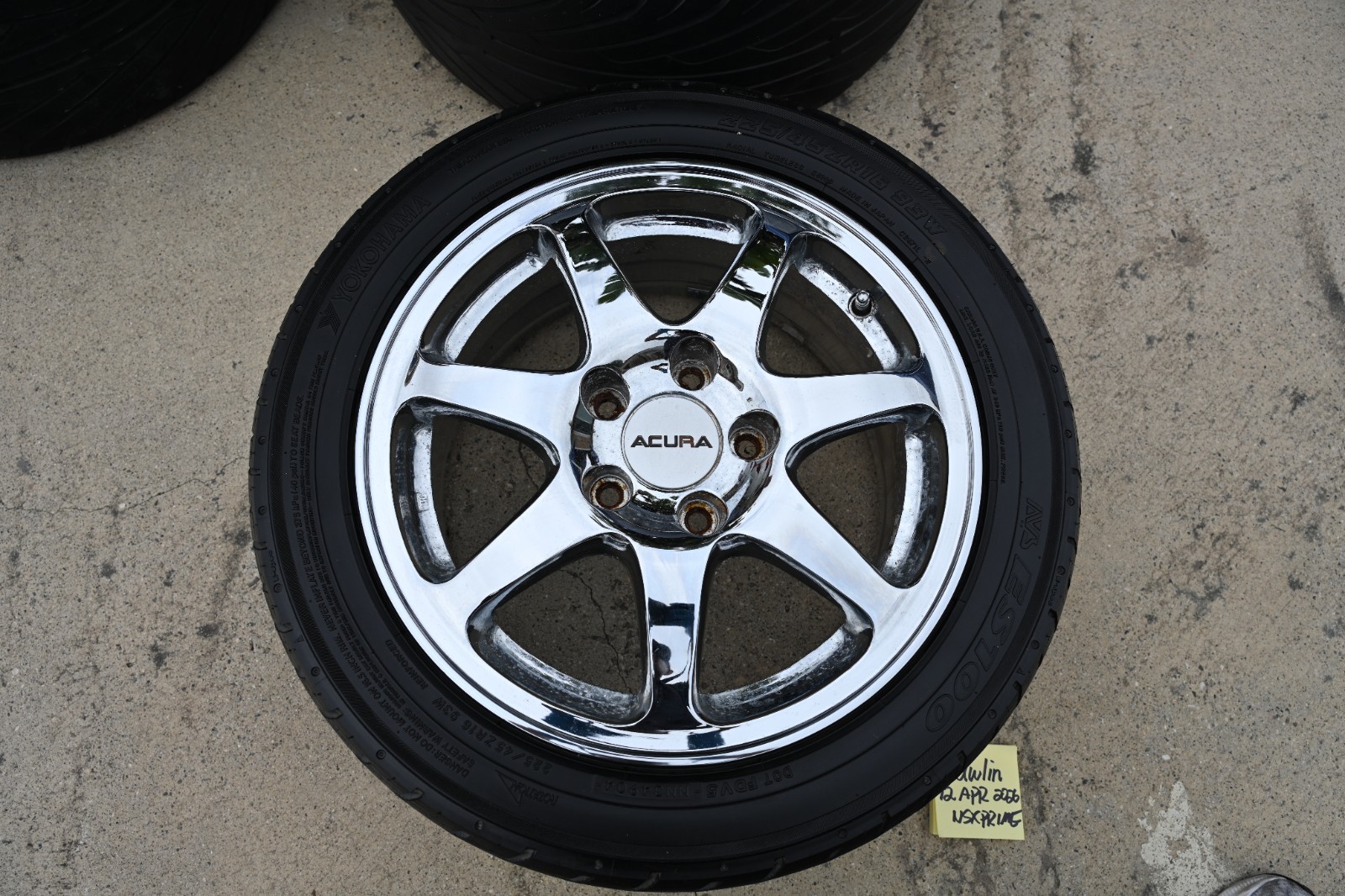 1994-2001 Acura NSX OEM 16 17 Chrome Wheel Honda NA1 NA2 C30 C32