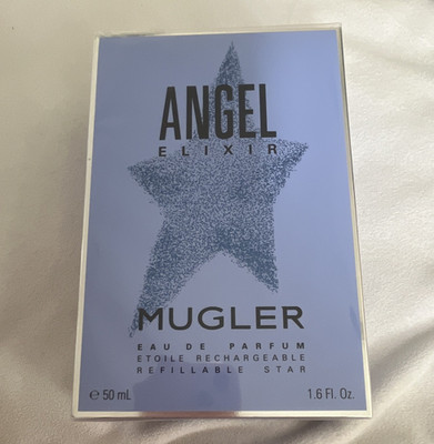 Mugler Angel Elixir Eau de Parfum Spray 1.6 fl oz Refillable Star