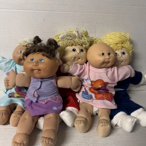 Cabbage Patch Kids Dolls Lot Of 5