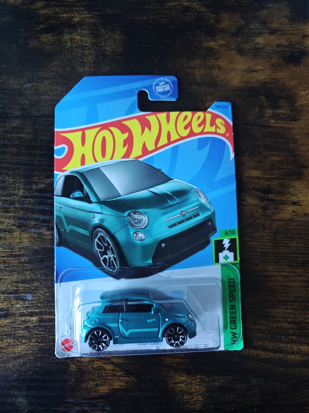 2023 Hot Wheels Fiat 500e HW Green Speed 8/10 | 144/250