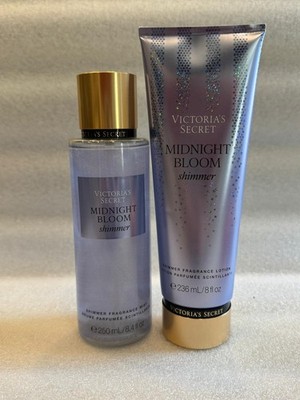 Victoria Secret Midnight Bloom SHIMMER Body Mist And Lotion