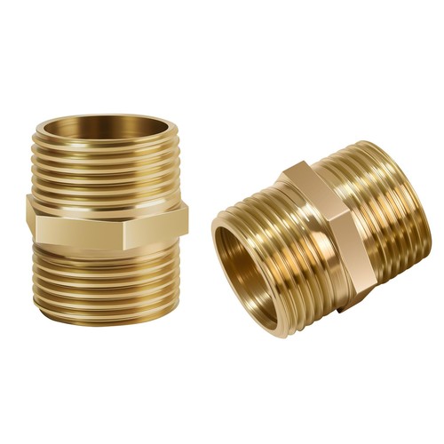 3/4 Inch Npt Brass Nipple Male To Male Pipe Fitting Adapter