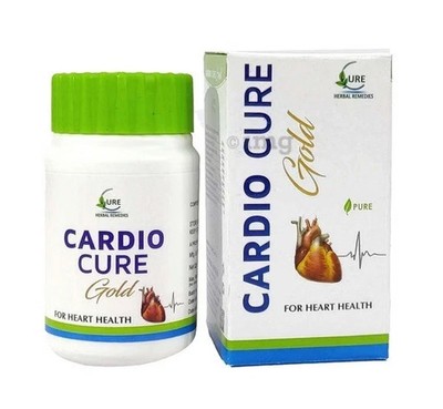 Cardio Cure Gold (60 Tablets) For Better Heart Care , 100% Herbal Formula
