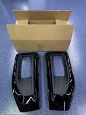 Pair For 2015-2020 GMC Yukon / Yukon XL Gloss Black Fog Light Bezel Cover Emhwdt