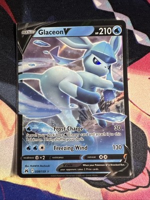 Glaceon V 038/159 Crown Zenith Holo