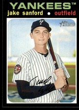 2020 Topps Heritage Minor League Jake Sanford Staten Island Yankees #16