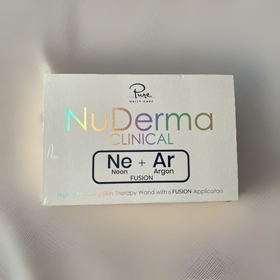 Pure Daily Care NuDerma Clinical High Frequency Wand with Fusion Applicators