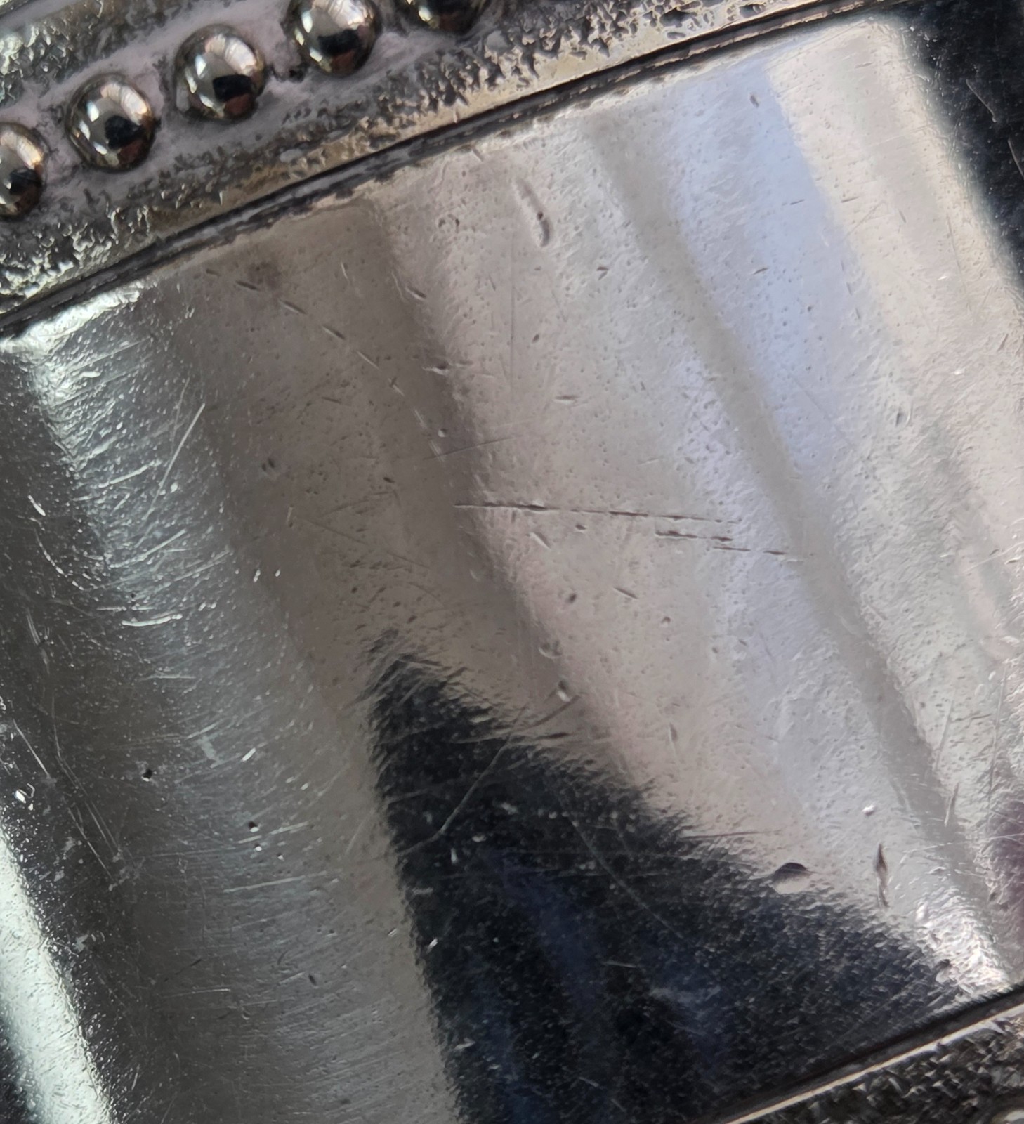 Antique English Victorian Sterling Silver Mug Johnson & Walker London 1872