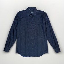 Dolce & Gabbana Men’s 17 / 35 Luxury Dress Shirt Slim Fit Striped Sz Large Italy