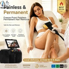 4-Wave Ice Diode Laser Hair Removal Painless Permanent Salon Beauty Machine