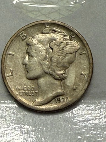 1936-D Mercury Dime, G-Good, 90% Silver Picture Is Of The Actual Coin ￼