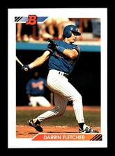 Darrin Fletcher 1992 Bowman Baseball 609 Montreal Expos Darrin Fletcher 1992 Bowman Baseball 609 Montreal Expos