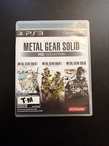 Sony PlayStation 3 Metal Gear Solid HD Collection Konami 2011 Complete in Box