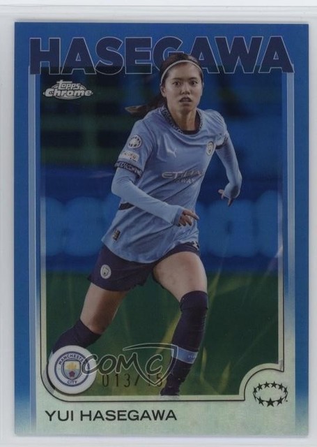 2024 Topps Chrome UEFA Women's Champions League /150 Yui Hasegawa Rookie RC 01ck